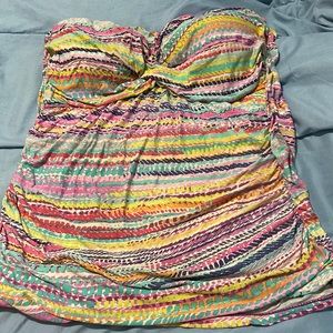 Strapless Bathing Suit Top. Very soft and stretchable material, brand new, 1X